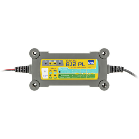GYS GYSFLASH 8.12 PL 069282 Automatikladegerät, Werkstattladegerät, Kfz-Ladegerät 12 V 1 A, 4 A, 8 A