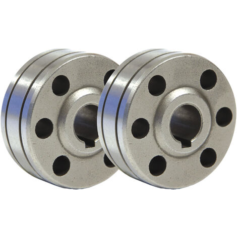 GYS - Lot de 2 galets type B pour fil acier Ø 1,2 / 1,6 mm - 042384 - Ce produit de marque Gys est neuf.