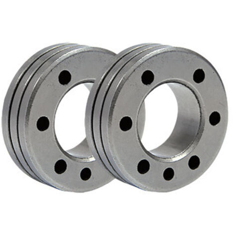 GYS Lot de 2 galets type C pour fil fourré acier - 0,9 - 1,0 / 1,2 mm