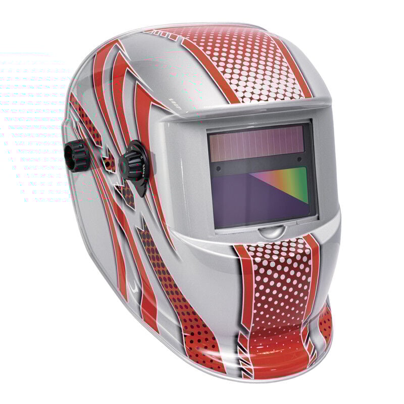 GYS - Masque de soudage Venus 3/9-13 g - 079755 - Gris / Rouge - Taille unique