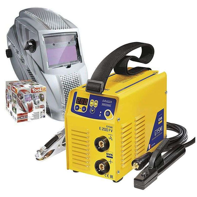 Pack GYS mi E200 fv et masque lcd hermes 9/13