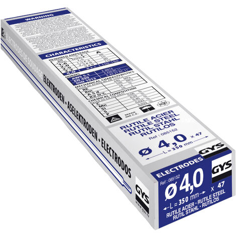 GYS  Schweißelektroden 47 St. (Ø x L) 4 mm x 350 mm 150 A (max.)