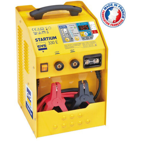 GYS STARTIUM 330E 026469 Caricatore automatico, Sistema di accensione rapido 12 V, 24 V 5 A, 10 A, 15 A, 25 A 5 A, 10 A,
