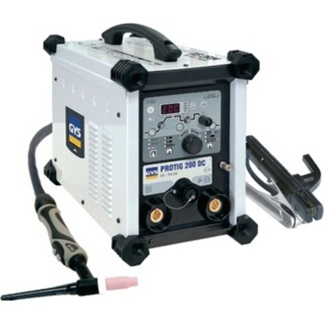 GYS TIG-Schweißanlage PROTIG 200 DC HF ( 1000152792 ) mit Zubehör gasgekühlt