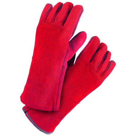 GYS Welding Leather Gauntlets - Heat Resistant Size 10
