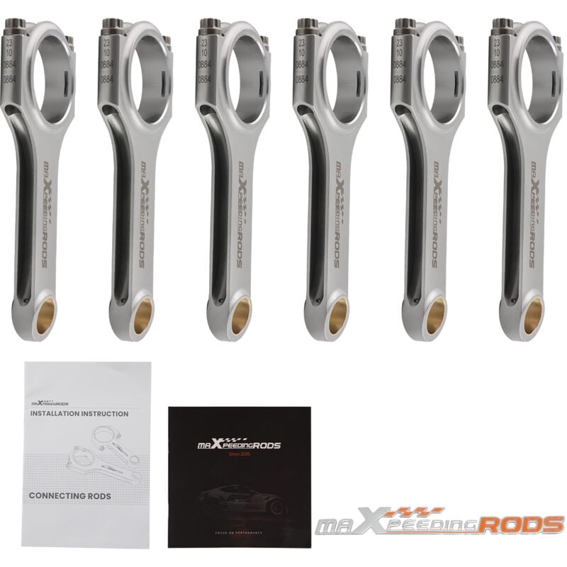 Maxpeedingrods - 6pcs h faisceau Pleuel Connecting Rods pour bmw 3 Series E90 E91 E92 E93 3.0 l