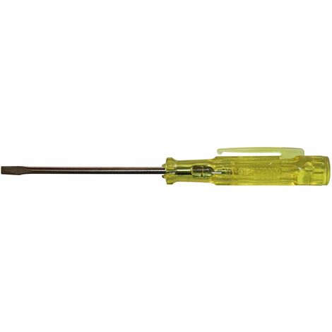 H+H Werkzeug 960 5 x 960 - Cacciavite a lama per radio, 3,0 x 60 mm, made in Germany, 120 mm, colore: Giallo
