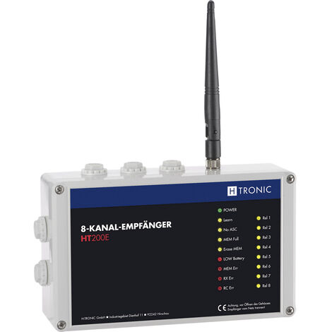 H-Tronic HT200E Funkempfänger 8-Kanal
