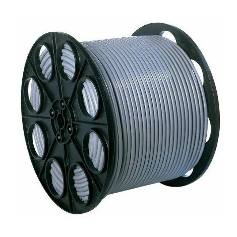 H05 Vv-f Mètré 1,5 Mm²  1/2 Touret 3g 1,5 Mm² Gris 125
