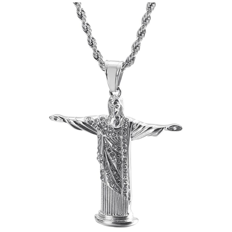 H051 Charms ciondolo collana croce cristiana
