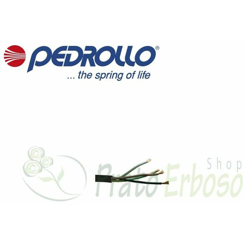 

Pedrollo - H07 RN-F 4x1.5 - Cable de alimentación para la bomba sumergible de 4x1.5 mm2