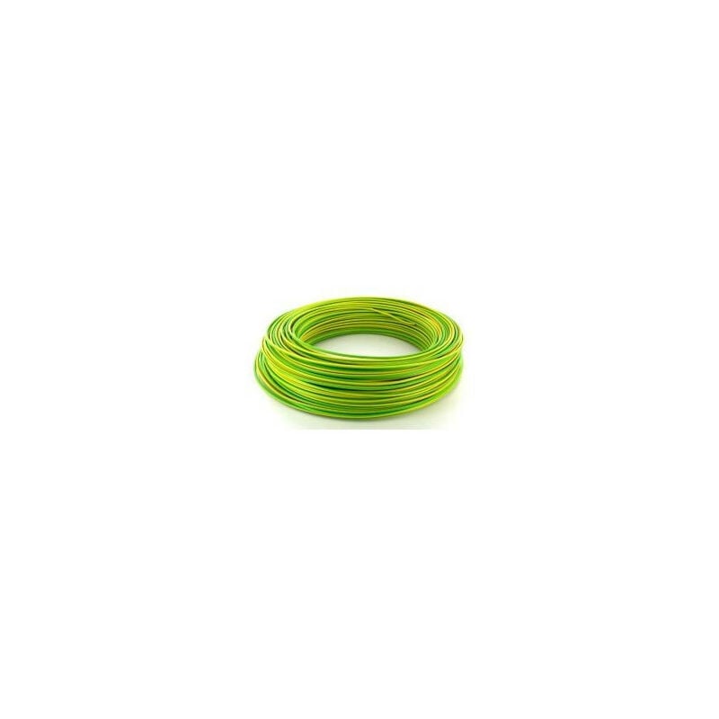 100m de fil 16mm² vert-jaune rigide câble H07V-R (1225240)