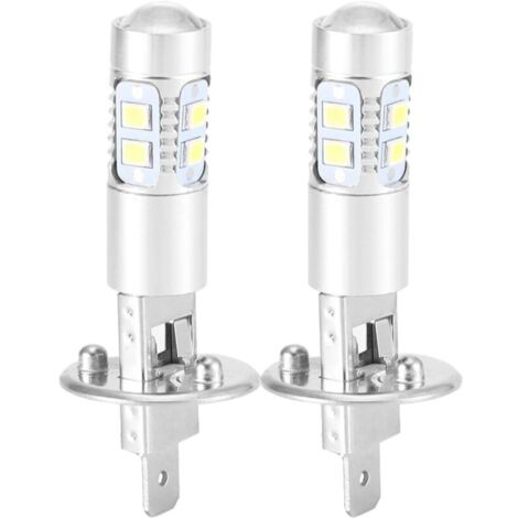 H1 100W LED-Lampe, Scheinwerferlampen, Nebelscheinwerfer, 360°-Scheinwerferlampen, 2er-Set H1 6000K Superweiß 100W LED-Lampen, H1 LED-Autoscheinwerferlampen, H1 100W LED-Leuchten