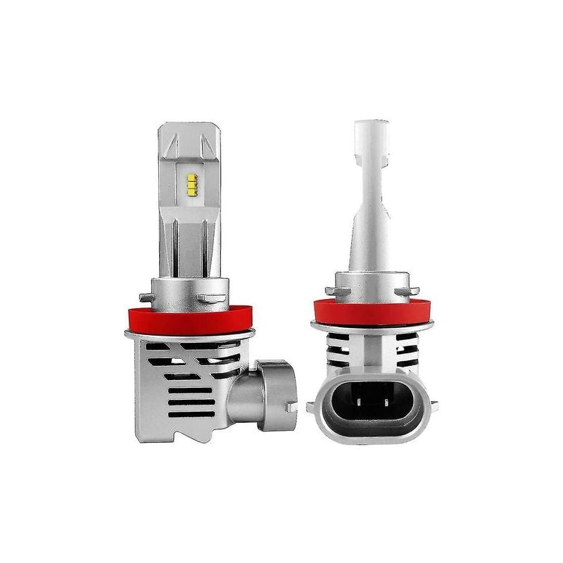 H11 H8 H9 H16 Ampoules de phare led 12 000 lm 6 500 k Blanc froid Lot de 2