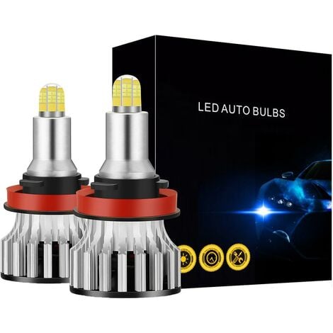 2er-Pack RGB-H8/H11-Nebelscheinwerferlampen, mehrfarbige  RGB-LED-Nebelscheinwerfer, Fahrlampen, Fernbedienung, H8/H11-Ersatzlampe