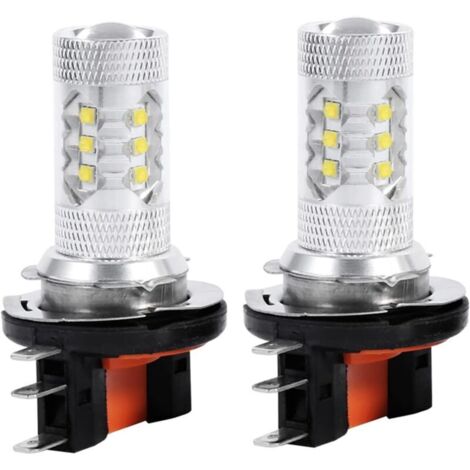 H15-LED-Lampe, 1000 lm, Universalweiß, 80 W, 2 Hochleistungs-H15-LED-Lampen, LED-Positionslicht, Seitenblinker, Scheinwerfer