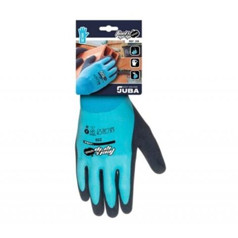 H259/8 GUANTE NYLON FEEL&GRIP SPLASH POLIAM.DOBL.RECUB.LATEX T-8 - JUBA