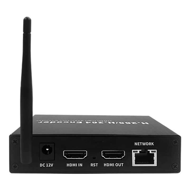 H.265 1080P 60FPS WiFi HDMI Encodeur vidéo w/HDMI I/O, Audio I/O, Prend en Charge HLS RTMP RTSP SRT UDP, Compatible with ONV/HK, IPTV Streaming en