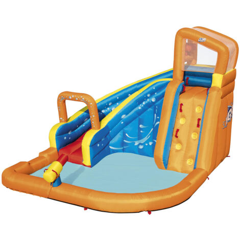 H2OGO® Mega-Wasserpark mit Dauergebläse Turbo Splash 365 x 320 x 270 cm - Mehrfarbig