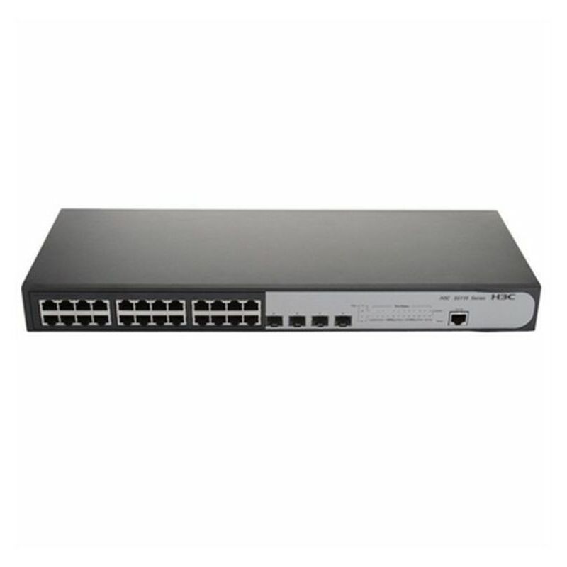 

Switch 9801A0JR 24 p 10 / 100 / 1000 Mbps 4 x SFP - H3C