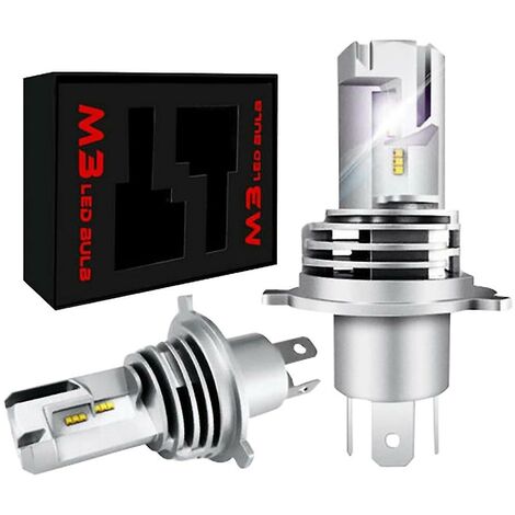 H4 Hb2 9003 Auto LED Integrierte Scheinwerferlampe Mini Fern- und Abblendlicht Zes 6000k Drahtloser Direktstecker