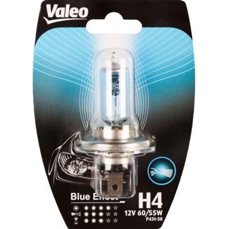 H4 lampada singola auto 12V 60/55W Blue effect attacco P43t-38