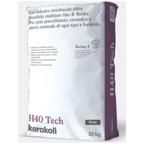 Adesivo Strutturale H40 Revolution Kerakoll - Grigio Per Gres E Pietra 25kg - Foto 9