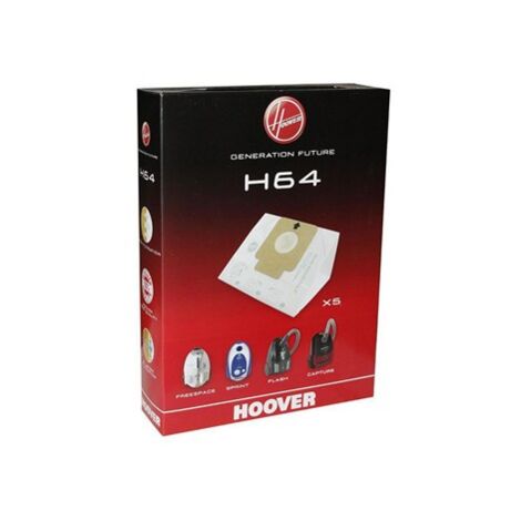 H64 Sprint Papiertüte (x5) für den Staubsauger von Hoover