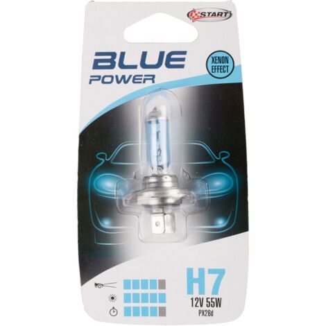 H7 Blue Power Lampadina Alogena per luci auto 12V 60/55W PX26d