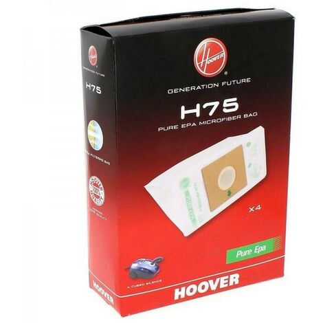 H75 caja de 4 bolsas microfibra ACUBE 35601663 HOOVER