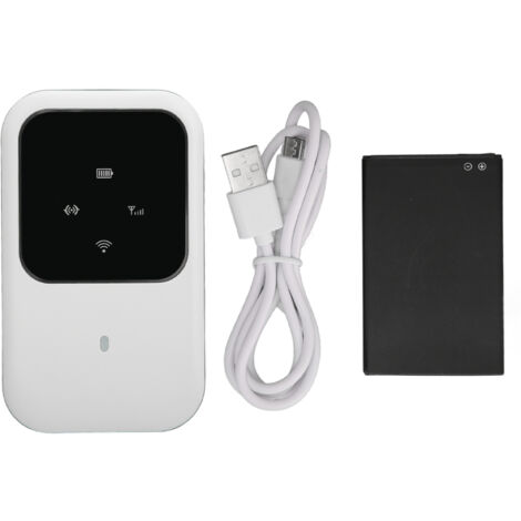 H80 Mobile WiFi Hotspot Multifonction Carte enfichable Routeur WiFi 4G portable mince avec affichage LED pour les voyages en voiture en plein air