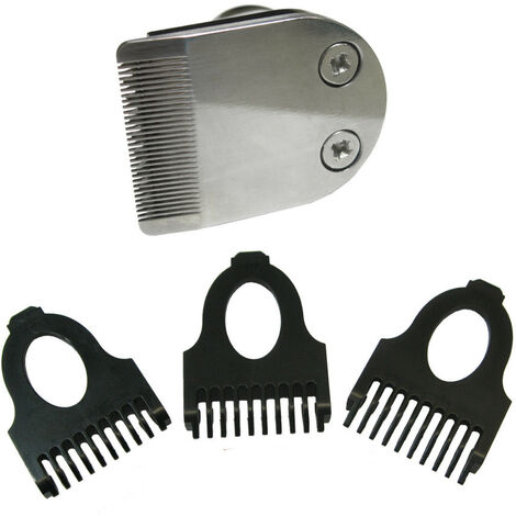 Haar-Trimmer-Aufsatz Universal für Philips Rasierer inklusive 3 Aufsätzen (3mm / 5mm / 7mm) zum Bart trimmen Frisur stylen Konturen setzen RQ11 RQ12