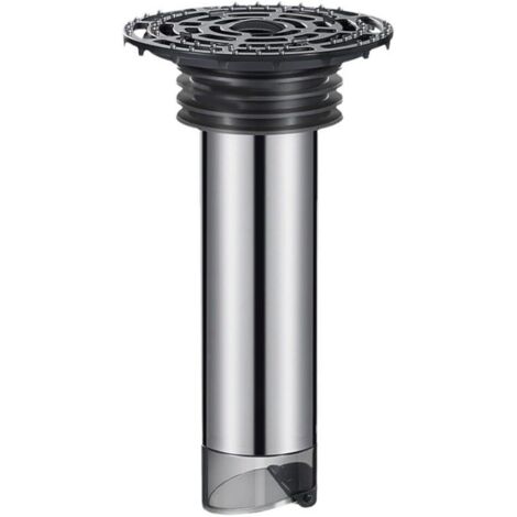 Haarfänger, Bodenablaufkern für Abwasserrohre, Edelstahl-Siphonkern mit Magnetverschluss, verlängertes Bodenablauf-Set