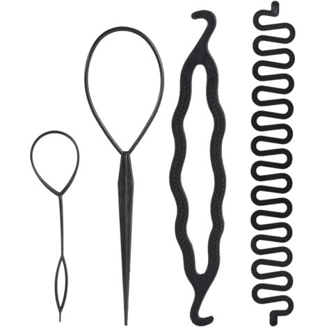 Haarflechtscheibe – Kreatives Haarstyling-Werkzeug für Frauen (4er-Set)