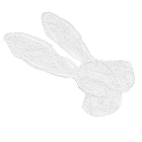 Haarreif mit weißen Hasenohren für Damen, Cosplay-Accessoire, Kostüm, Party, Alltagskleidung