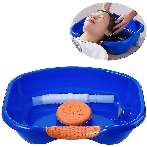 Haarwaschbecken, Haarwäsche im Bett, Haarwaschbecken, tragbares Shampoo-Schüssel-Tablett zur Verwendung im Bett zum Haarwaschen, Haarschneiden und Haarfärben, ältere Behinderte