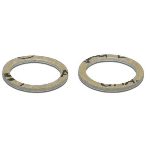 Haas 2x Wasserzählerdichtung Dichtung für Wasserzählerverschraubung Wasserzähler kalt oder warm 3/4"