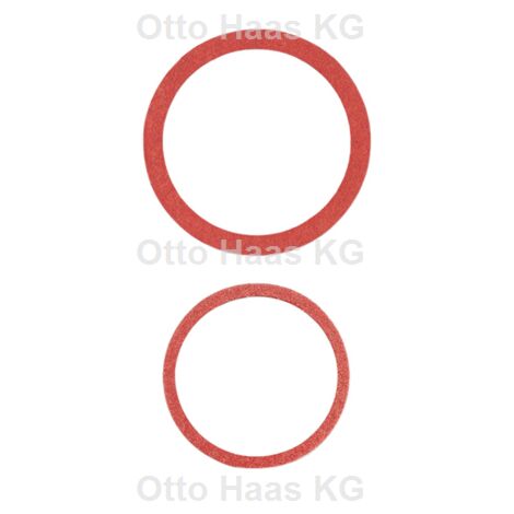 HAAS Fiber-Ring 7345 42x51x1,5mm, rotbraun, warm/kalt