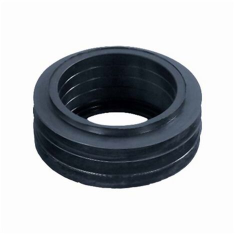 HAAS Gummi-Spülrohrverbinder, schwarz, geeignet für Spülkastenrohre 44 mm in Ve