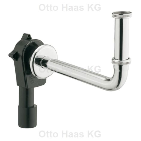HAAS Oha siphon encastré peu encombrant 3000 encastré, lavabo, DN40/50