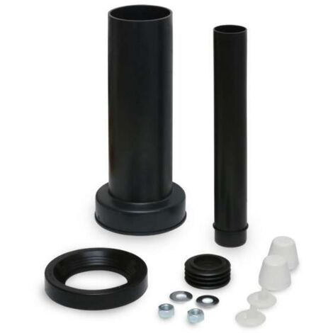Haas PE Wand-WC Anschlussgarnitur - 90 mm x 300 mm lang - mit Dichtung