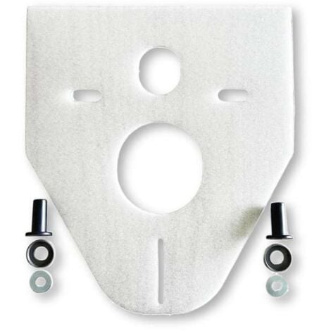 Haas Schallschutz WC / Bidet Montage Sets für Wand-WC und Bidets, 372 x 422 x4 mm 7440