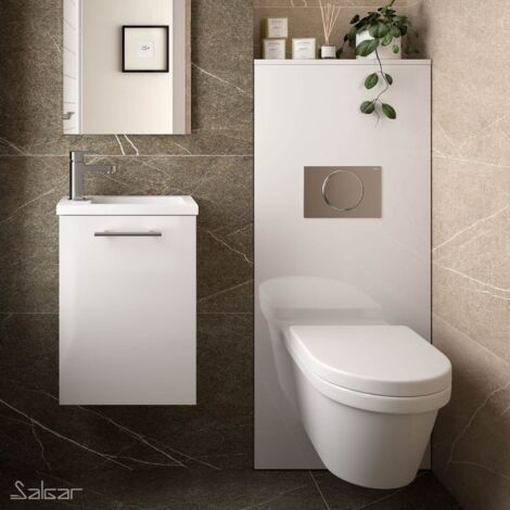 Habillage bâti support WC Unit - Blanc brillant