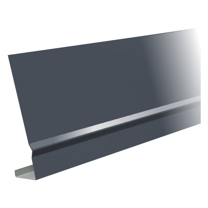 Habillage de bandeau en alu 2m avec pointe de diamant - BA6 - Hauteur 220 mm Aluhome