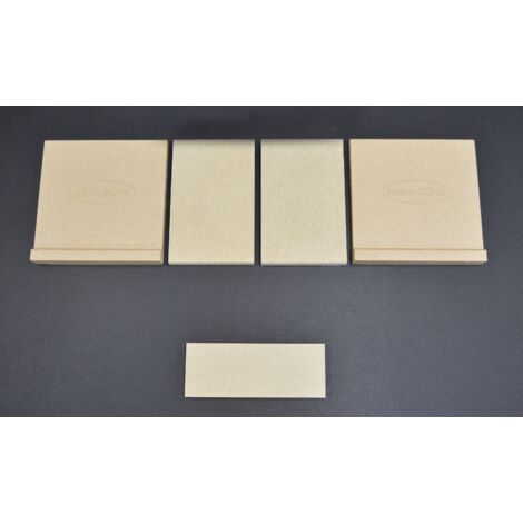 Habillage de foyer pour poêles à cheminée Belarius 468.19 de Haas+Sohn - vermiculite - 5 pièces