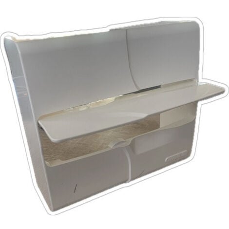 MICHAUD Habillage opaque pour panneau de commande Linky / CBE 225x250mm blanc avec fenetre pivotante S81