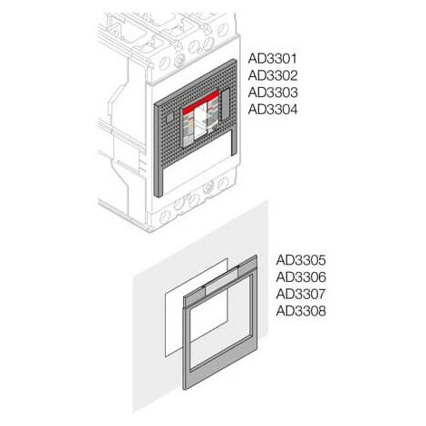 Habillage Plastron XT4 3P 1STQ009219A0000 ABB AD3308