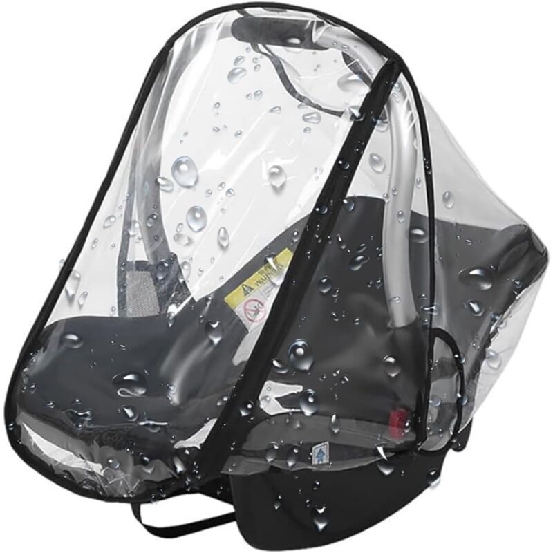 Habillage Pluie Cosy Universel, Universel Habillage Pluie Compatible Avec Bébé, Housse de Pluie Universel pour Siège Auto, Habillage Pluie