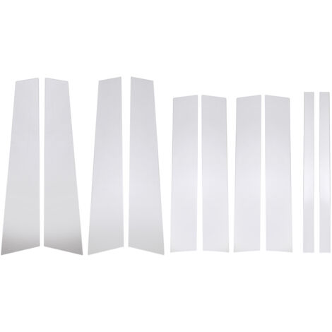 Habillage pour colonnes de fenêtre en PC chromé miroir - 10 pièces pour GL-Class X164 (2007-2012)