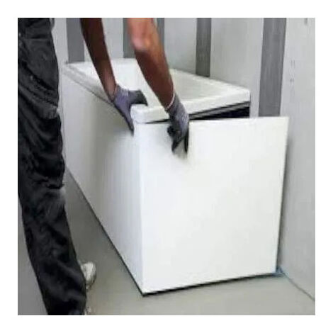 Habillage pour retour de baignoire, 0.67m x 0.52m Aquarine